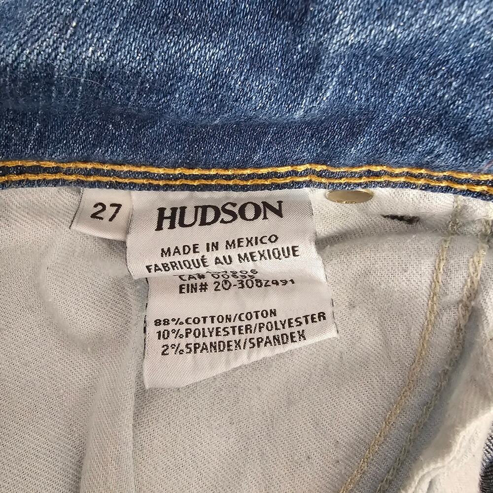 Hudson Collin Midrise Skinny Ankle Women's Jeans Size 27 - Picture 4 of 11